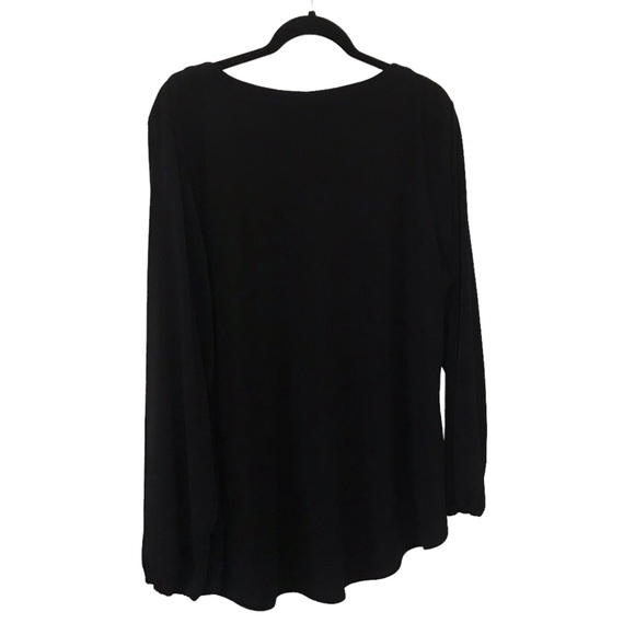 Apt. 9 1X black embellished top - Picture 2 of 4